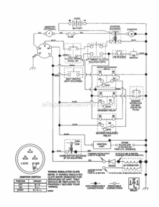 Page L Diagram and Parts List for 917277170  Craftsman Lawn Tractor