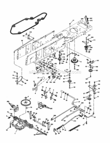 Page C Diagram and Parts List for 917277170  Craftsman Lawn Tractor