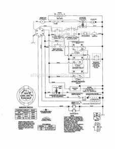 Page L Diagram and Parts List for 917277180  Craftsman Lawn Tractor