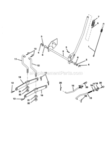 Page I Diagram and Parts List for 917277180  Craftsman Lawn Tractor