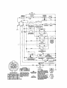 Page L Diagram and Parts List for 917277182  Craftsman Lawn Tractor