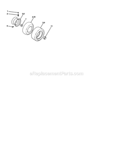 Page G Diagram and Parts List for 917277182  Craftsman Lawn Tractor