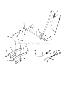 Page I Diagram and Parts List for 917277182  Craftsman Lawn Tractor