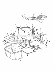 Page K Diagram and Parts List for 917277260  Craftsman Lawn Tractor