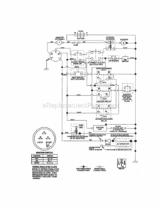 Page L Diagram and Parts List for 917277260  Craftsman Lawn Tractor