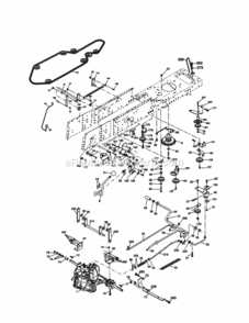 Page C Diagram and Parts List for 917277263  Craftsman Lawn Tractor