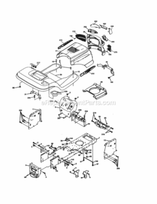 Part Location Diagram of 184291 Craftsman MANUAL.P.SB2