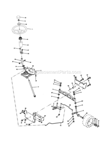 Page D Diagram and Parts List for 917277340  Craftsman Lawn Tractor