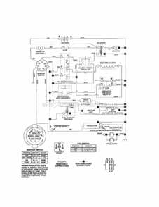 Page K Diagram and Parts List for 917277400  Craftsman Lawn Tractor