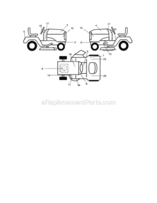 Part Location Diagram of 181572 Craftsman Engine Decal