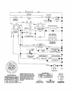Page K Diagram and Parts List for 917277640  Craftsman Lawn Tractor