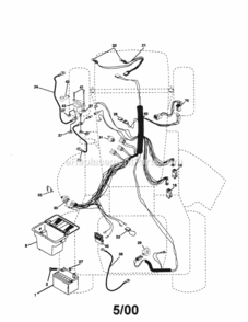 Page A Diagram and Parts List for 917279840  Craftsman Lawn Tractor