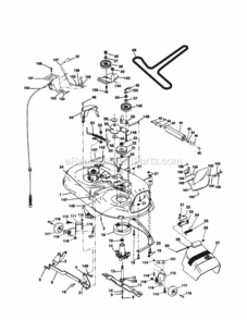 Page J Diagram and Parts List for 917279840  Craftsman Lawn Tractor