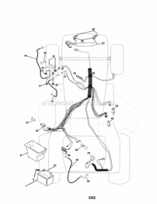 Page A Diagram and Parts List for 917279900  Craftsman Lawn Tractor