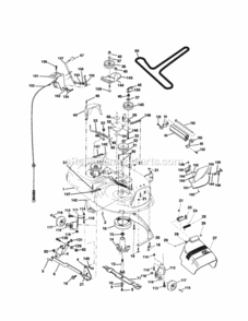 Page H Diagram and Parts List for 917279901  Craftsman Lawn Tractor