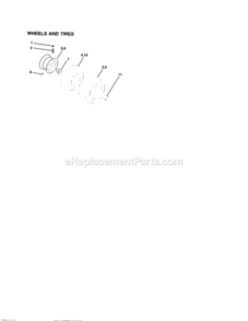 Page J Diagram and Parts List for 917279910  Craftsman Lawn Tractor