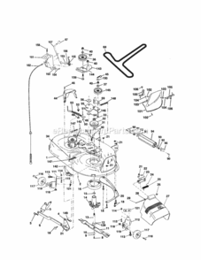 Page G Diagram and Parts List for 917279910  Craftsman Lawn Tractor