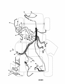 Page A Diagram and Parts List for 917279950  Craftsman Lawn Tractor