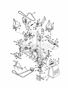 Page H Diagram and Parts List for 917279980  Craftsman Lawn Tractor