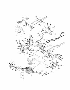 Page C Diagram and Parts List for 917279981  Craftsman Lawn Tractor