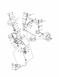Page D Diagram and Parts List for 917279983  Craftsman Lawn Tractor