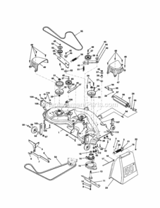 Part Location Diagram of 137607X421 Craftsman Bracket, Deflector