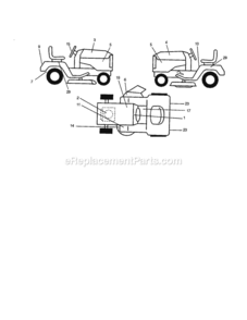 Part Location Diagram of 176654 Craftsman Decal.Sidepn