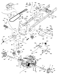 Part Location Diagram of 426118 Craftsman Transaxle K6