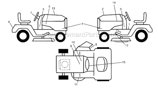 Part Location Diagram of 411435 Craftsman Label, Completely Emiss