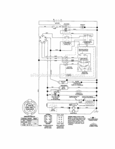 Schematic_Diagram_-_Tractor Diagram and Parts List for 917287121  Craftsman Lawn Tractor