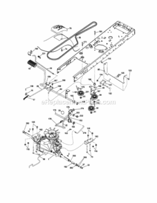 Part Location Diagram of 199996X667 Craftsman Brake Handle