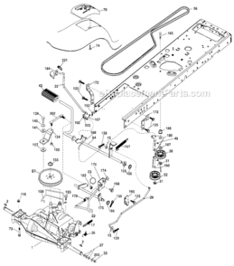 Part Location Diagram of 532199589 Husqvarna Link Transaxle
