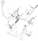 Lift Diagram and Parts List for 917287240  Craftsman Lawn Tractor