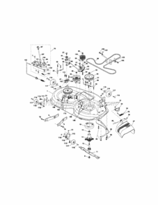 Page J Diagram and Parts List for 917287340  Craftsman Lawn Tractor