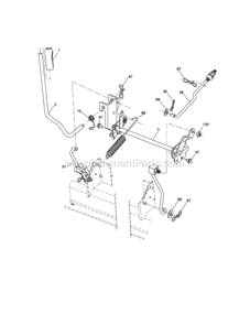 Page I Diagram and Parts List for 917287340  Craftsman Lawn Tractor