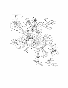 Page J Diagram and Parts List for 917287341  Craftsman Lawn Tractor