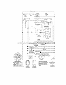 Page K Diagram and Parts List for 917287381  Craftsman Lawn Tractor