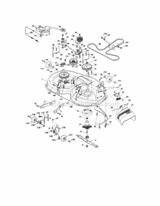 Page E Diagram and Parts List for 917287381  Craftsman Lawn Tractor