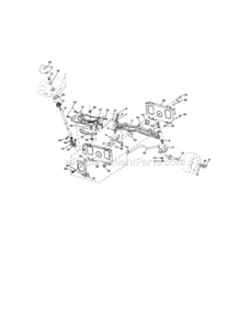 Page H Diagram and Parts List for 917287381  Craftsman Lawn Tractor