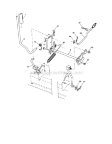 Page J Diagram and Parts List for 917287382  Craftsman Lawn Tractor