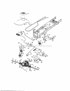 Page D Diagram and Parts List for 917287382  Craftsman Lawn Tractor