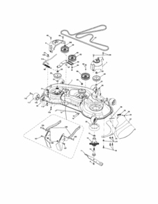 Page J Diagram and Parts List for 917287420  Craftsman Lawn Tractor