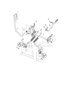 Page I Diagram and Parts List for 917287420  Craftsman Lawn Tractor