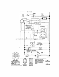 Page K Diagram and Parts List for 917287450  Craftsman Lawn Tractor