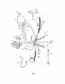 Page A Diagram and Parts List for 917287460  Craftsman Lawn Tractor