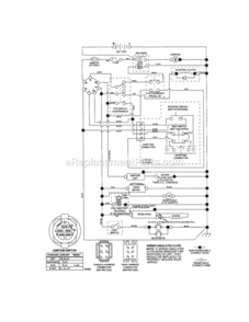 Page K Diagram and Parts List for 917287460  Craftsman Lawn Tractor