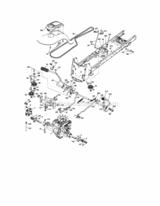 Page D Diagram and Parts List for 917287460  Craftsman Lawn Tractor