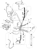 Part Location Diagram of 197701 Craftsman Deck 54"