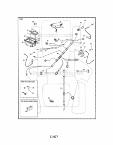 Page A Diagram and Parts List for 917287463  Craftsman Lawn Tractor