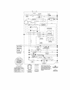 Page K Diagram and Parts List for 917287463  Craftsman Lawn Tractor
